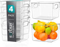 Sorbus Medium Clear Plastic Storage Bins by Sorbus