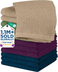 DAN RIVER 12 Pack Wash Cloths for Showering by DanRiver