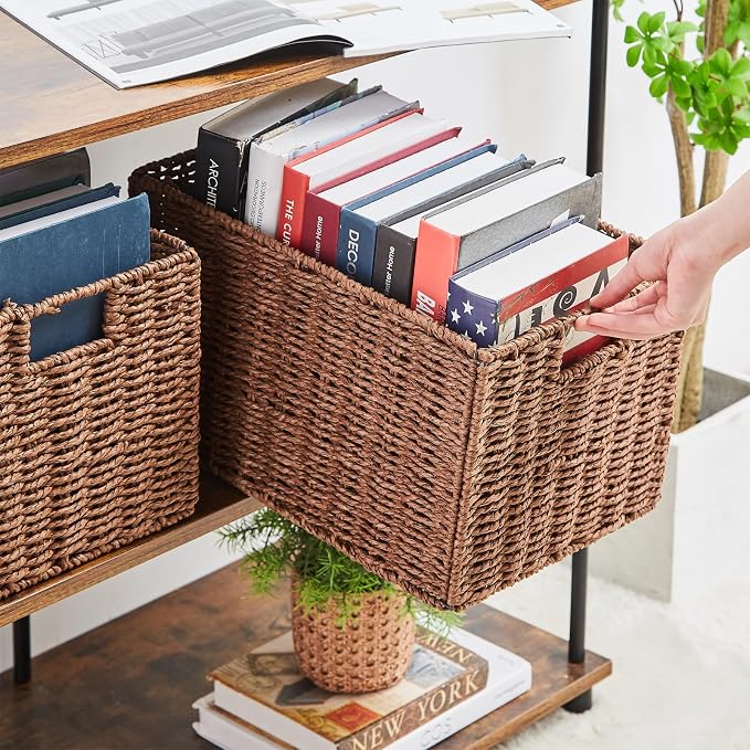 Vagusicc Wicker Storage Basket, Small Storage Baskets - Image 5