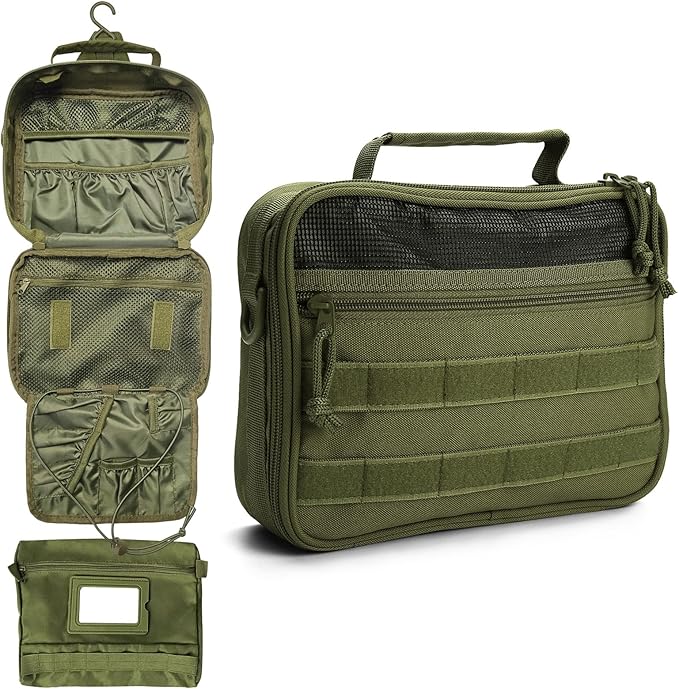 SMONT Toiletry Bag for Men Travel Toiletry Organizer Dopp Kit Organizer by SMONT
