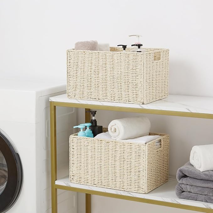Vagusicc Wicker Storage Basket, Small Storage Baskets - Image 7