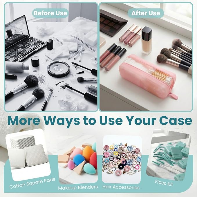Cotton Pad Swab Travel Case – 2-in-1 Portable Waterproof Qtips Dispenser - Image 6