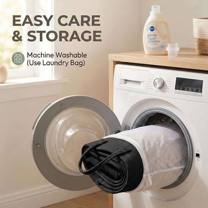 65L Extra Large Blanket Basket for Living Room - Image 5