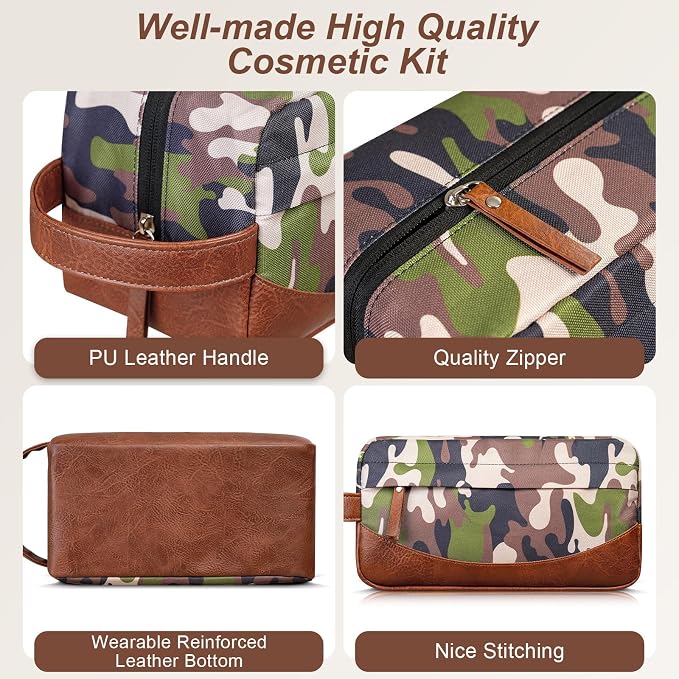 Travel Toiletry Bag for Men, Hanging Toiletry Organizer, Water Resistant - Image 2