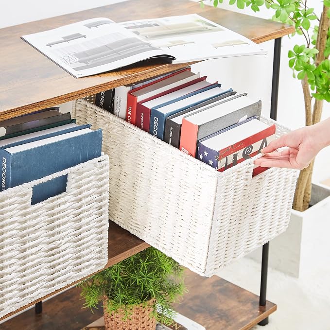 Vagusicc Wicker Storage Basket, Large Storage Baskets - Image 4