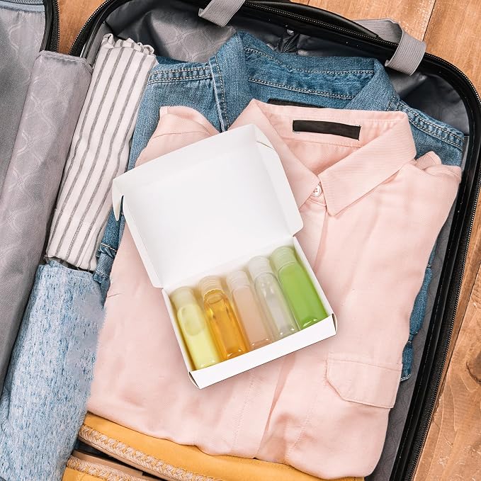 Travel Bottles for Toiletries 5 Pack 2oz TSA Approved Squeezable Travel Size - Image 7