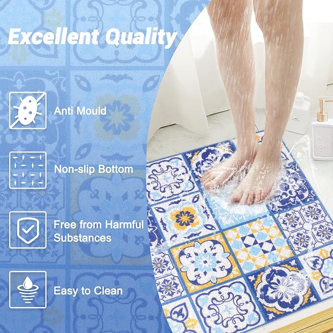 Shower Mat Bathtub Mat Non-Slip, 24x32 Inch, Soft Comfort Bath Mat - Image 7