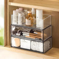 Medicine Cabinet Organizer 3 Pack, Plastic Stackable Storage by PAVSTINE