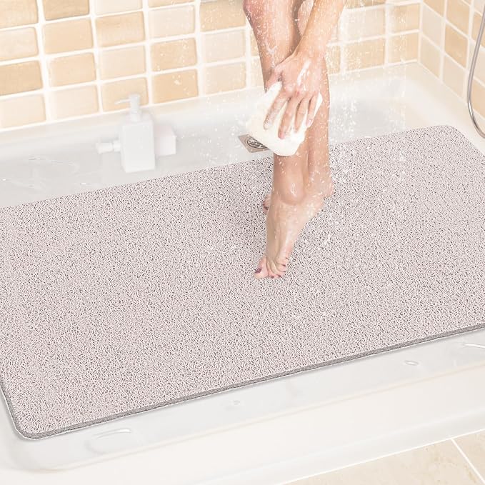 LuxStep Shower Mat Bathtub Mat, 40x24 inch, Non-Slip Bath Mat by LuxStep
