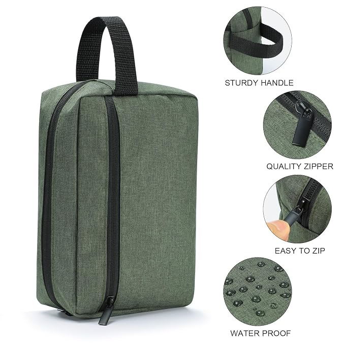 Etercycle Toiletry Bag for Men, Portable Travel Toiletry Organizer Bag - Image 2