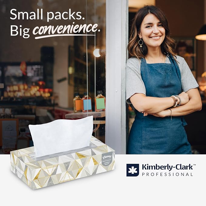 Kleenex® Professional Facial Tissue, Flat Facial Tissue Boxes - Image 3