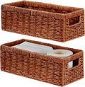 Vagusicc Wicker Storage Basket, Paper Rope Wicker Baskets by Vagusicc