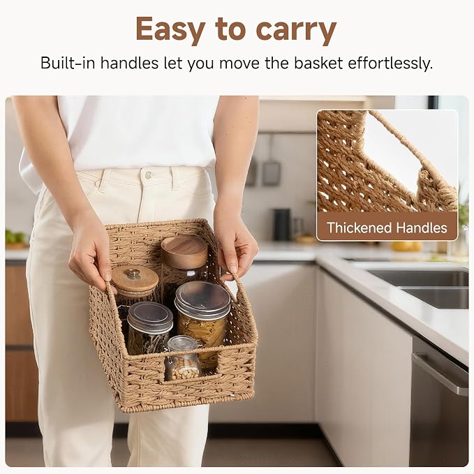 StorageWorks Wicker Baskets for Organizing, Pantry Organizers and Storage - Image 3