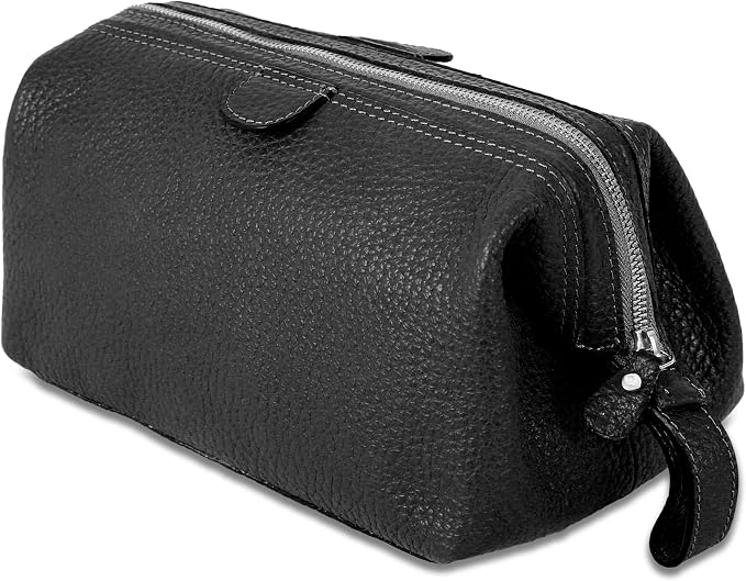 KomalC Premium Buffalo Leather Toiletry Bag by KomalC