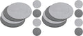 SHACOS 8 Inches Trivets for Hot Dishes, 4 Pieces Heat-Resistant Trivets Mats by SHACOS