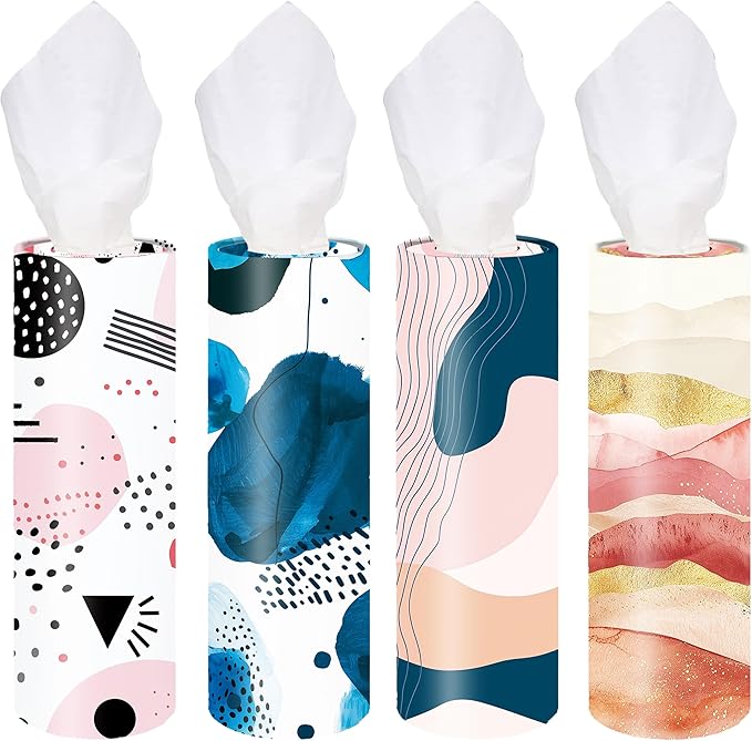 4-Pack Car Tissue Cylinders by Viynran