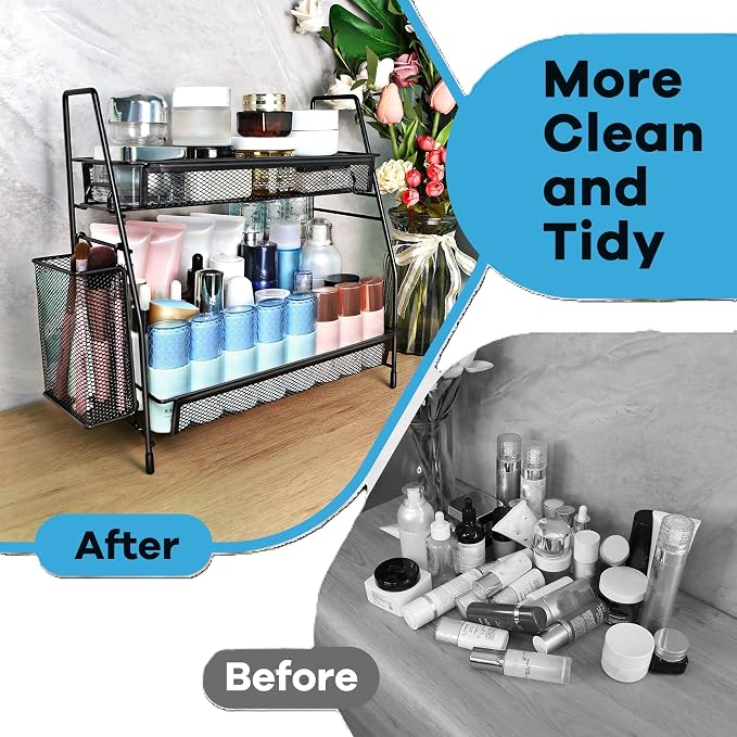 Bathroom Organizer Countertop, Spice Rack Organizer - Image 5