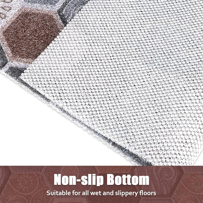 Shower Mat Non-Slip, 24x24 Inch Soft Comfort Bath Mat - Image 2