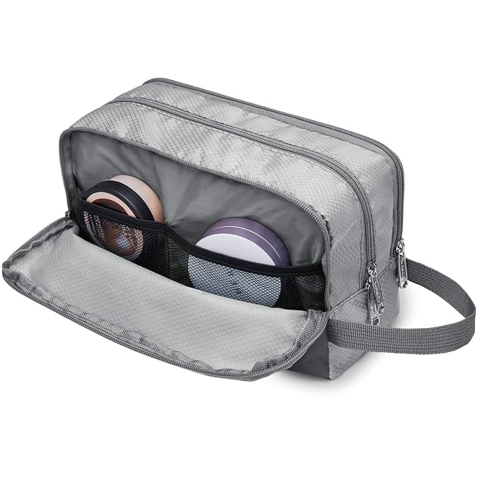 Toiletry Bag for Men Hanging Dopp Kit Water Resistant Shaving Bag Small - Image 7