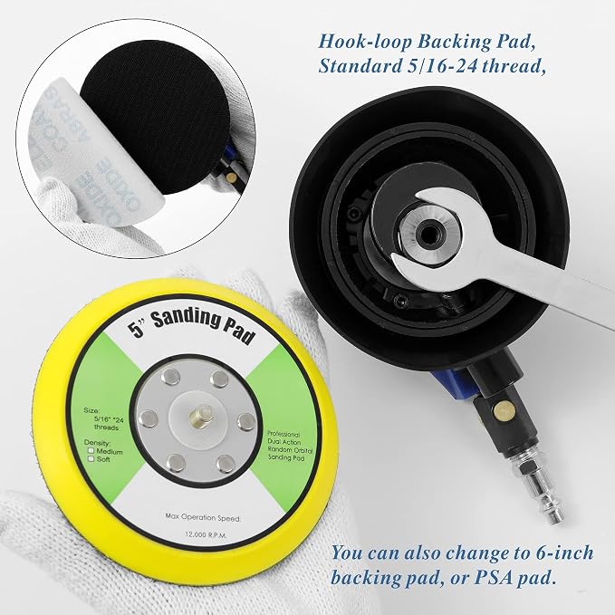 5 inch Air Random Orbital Sander - Image 6