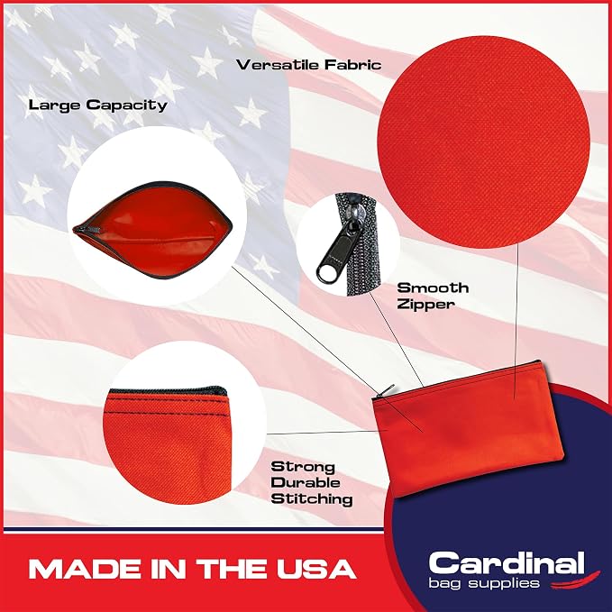 Multipack of 2 Compact Zipper Cloth Pouches, Zipper Bag, Travel Toiletry - Image 3