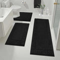 Pauwer Bathroom Rugs Sets 3 Piece Bathroom Shower Rugs by Pauwer