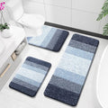 OLANLY Bathroom Rugs Sets 3 Piece, Soft Absorbent Microfiber Bath Mats and by OLANLY