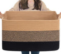 Goodpick Large Blanket Basket 22" x 17" x 12" Wicker Laundry Baskets by Goodpick