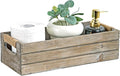 TIMRIS Rustic Wooden Toilet Paper Holder, Farmhouse Bathroom Decor, Toilet Tank by TIMRIS