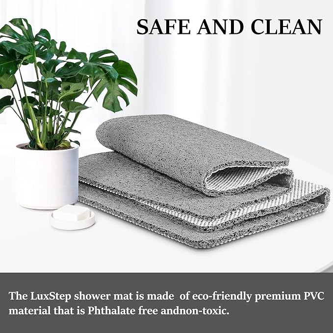 LuxStep Shower Mat Bathtub Mat, 40x16 inch, Non-Slip Bath Mat - Image 5