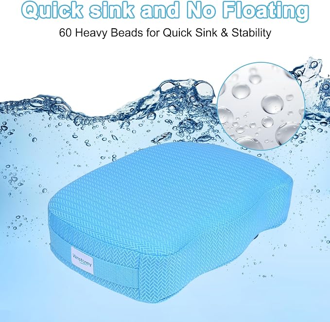 Hot Tub Booster Seat for Adults, Weighted Non-Slip Spa Cushion Pillow - Image 4