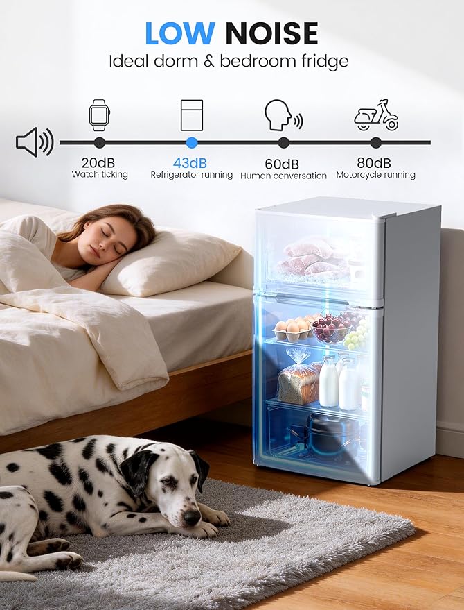 COWSAR 2.5 Cu.Ft Dorm Fridge - Image 6