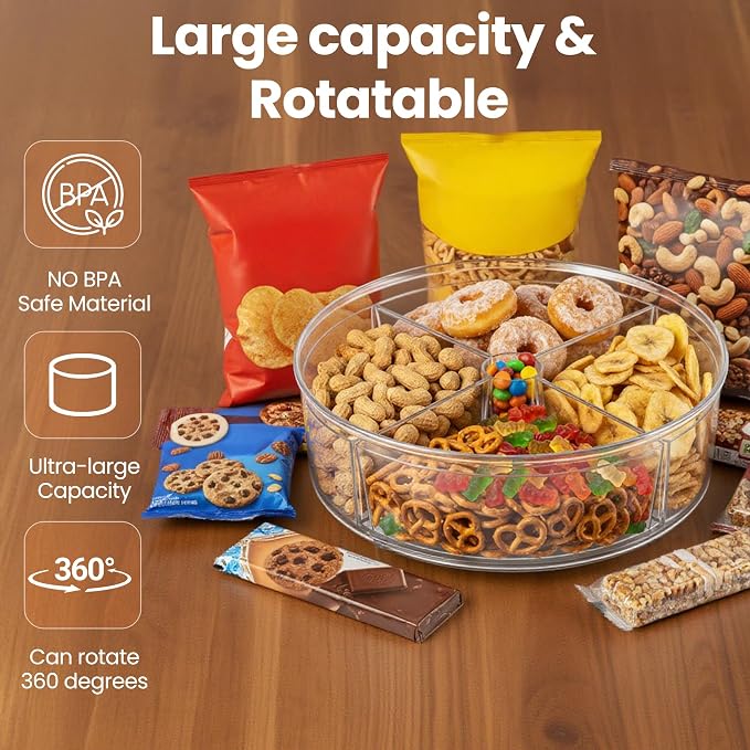 9.8" Lazy Susan Turntable Organizer, Counter - Image 3