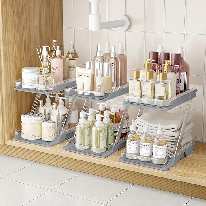 3 Pack Bathroom Organizers and Storage by Unknown