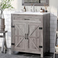 VINGLI 30" Farmhouse Bathroom Vanity by VINGLI
