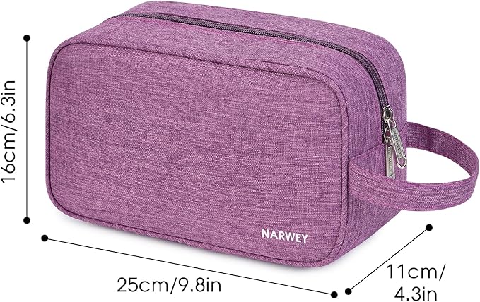 Narwey Travel Toiletry Bag for Women Traveling Dopp Kit Men Travel Bag for - Image 6