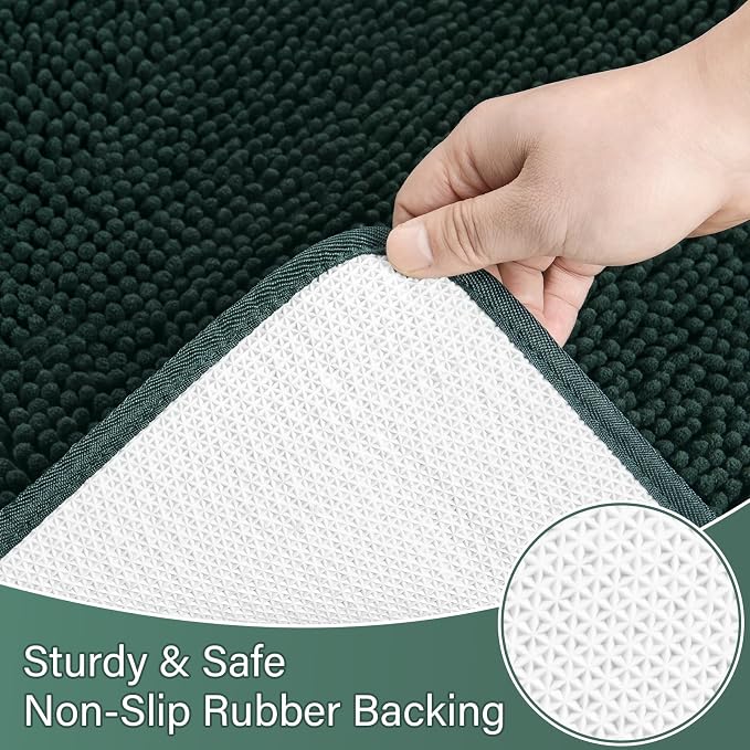 AROGAN Bathroom Rug Sets 2 Piece, Washable Bath Rug Set, Absorbent Soft Non - Image 7