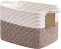 Goodpick Woven Storage Basket, Cotton Rope Baskets by Goodpick