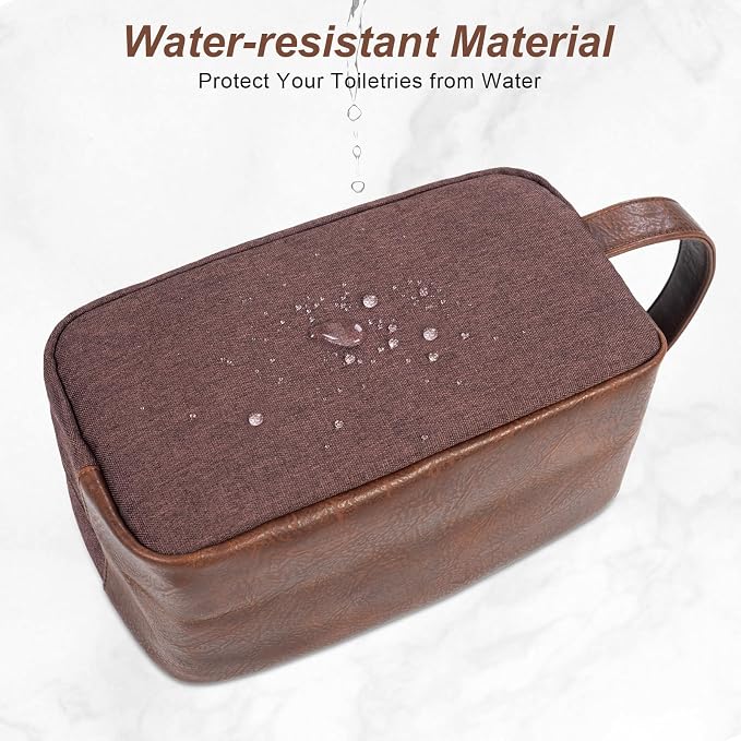 Travel Toiletry Bag for Men and Women, Hanging Toiletry Organizer, Water - Image 5