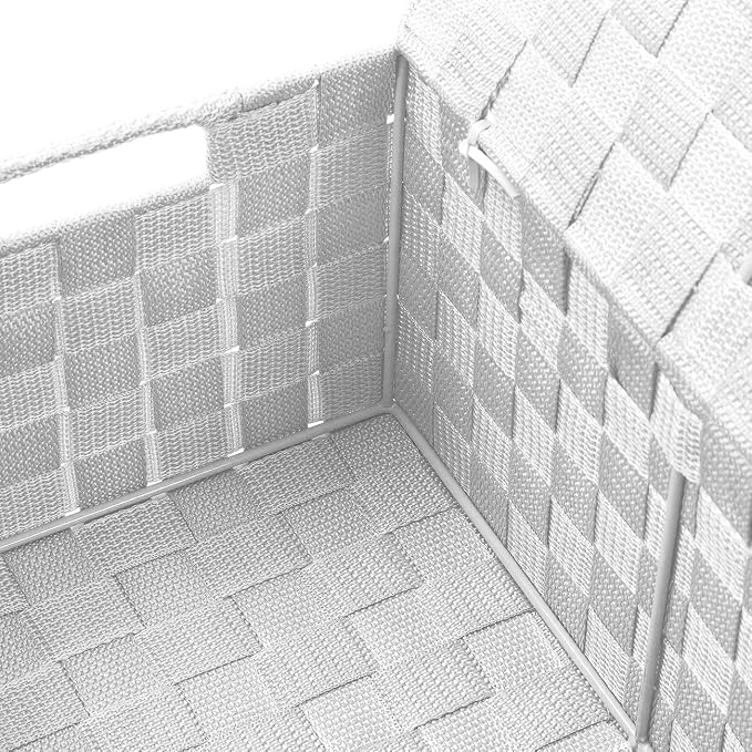 Sorbus Set of 3 Hand-Woven Storage Baskets - Image 7