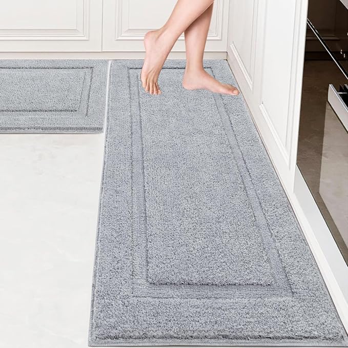SHACOS Super Soft Bathroom Rugs Set of 2 Pieces - Image 8