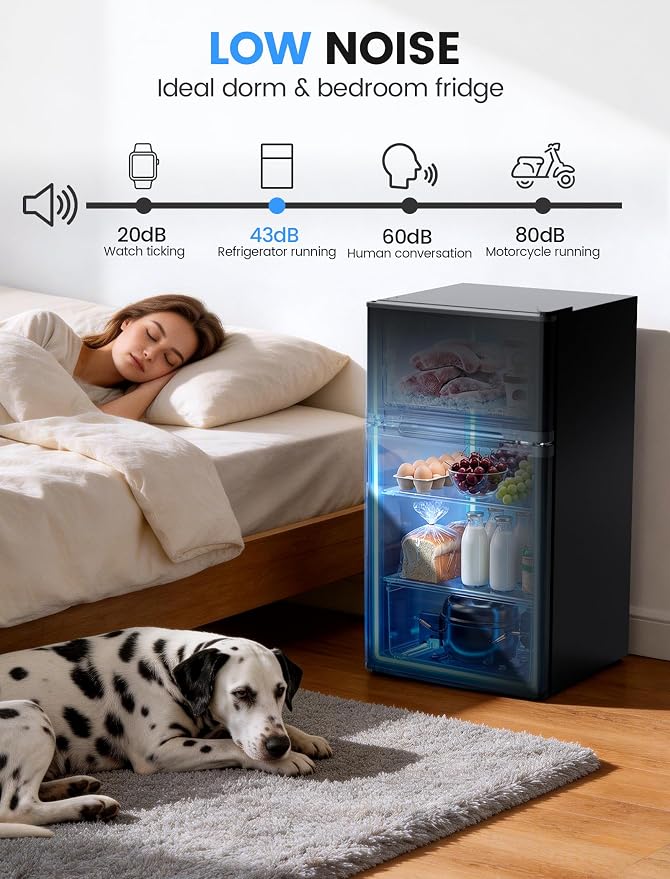 COWSAR 2.5 Cu.Ft Dorm Fridge - Image 6