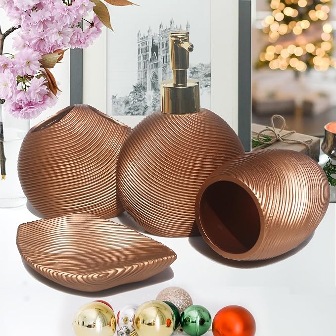 LUANT Bathroom Accessories Set Including Cup, Toothbrush Holders, Soap Dishes - Image 3