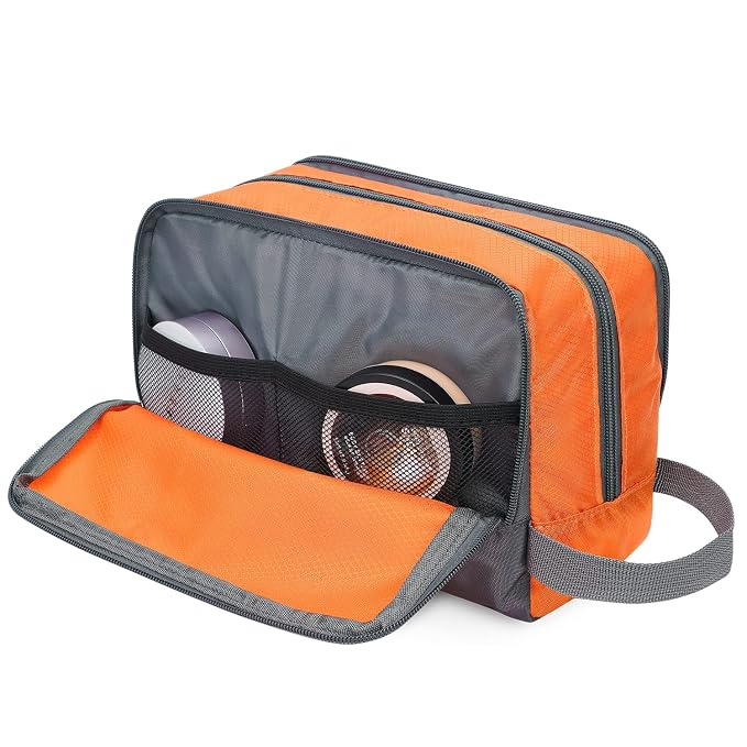 Toiletry Bag for Men/Women Hanging Dopp Kit Water Resistant Shaving Bag Small - Image 6
