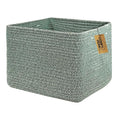 COMFY-HOMI Square Woven Cotton Rope Basket by COMFY-HOMI