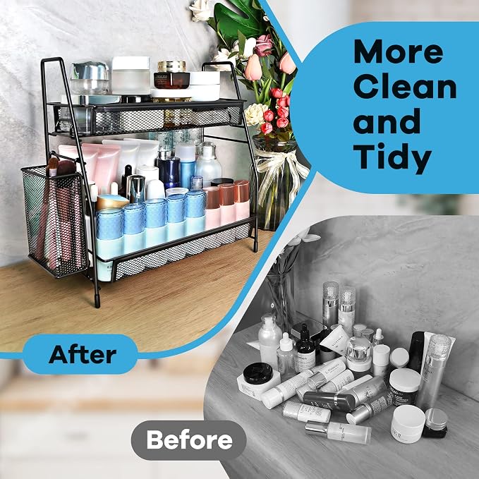 Bathroom Organizer Countertop, Spice Rack Organizer - Image 5
