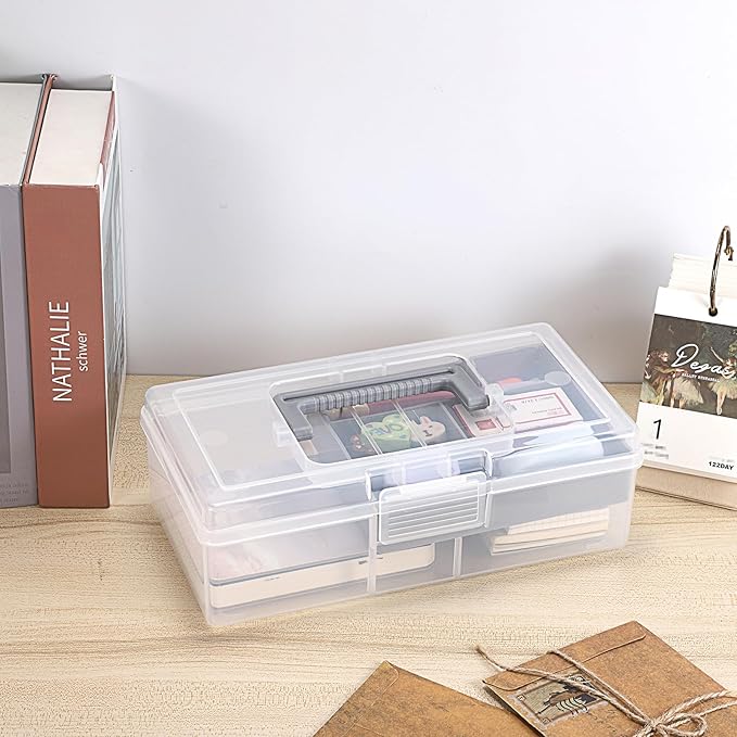 JUXYES Plastic Carry Storage Box - Image 5