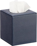 Sumnacon Tissue Box Cover Square Tissue Box Stylish PU Tissue Box Holder by Sumnacon