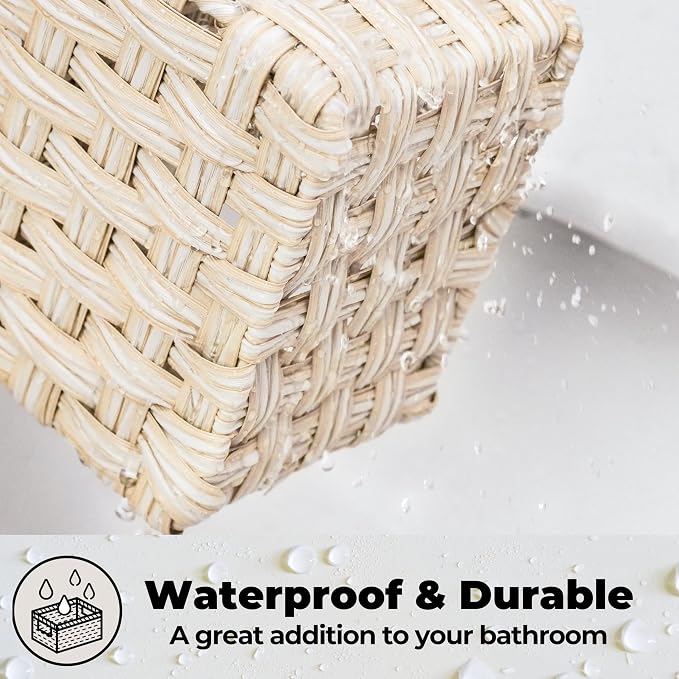 GRANNY SAYS Bathroom Baskets for Organizing, Wicker Basket for Storage - Image 5
