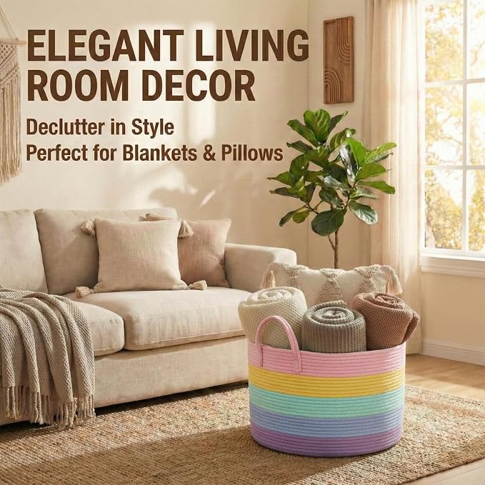 115L Extra Large Blanket Basket - Image 2